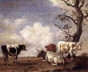 POTTER, Paulus Four Bulls qgq oil